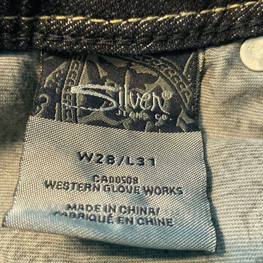 Silver jeans- Sz W28/ L31- Aiko Skinny - Picture 3 of 10
